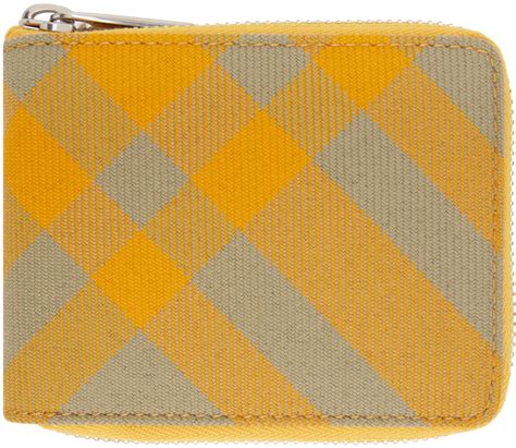 burberry yellow wallet|burberry wallets outlet.